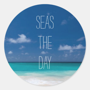 Wortspiel Runder Aufkleber