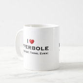 Wortspiel-Tasse Kaffeetasse (Vorderseite Links)