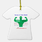 WORTSPIEL - Verzierung Keramikornament (Vorne)