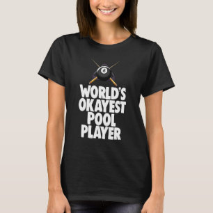 Wortspiele in Token Billiard Player T-Shirt Männer