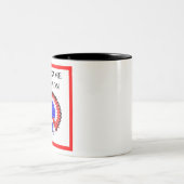 WORTSPIELE ZWEIFARBIGE TASSE (Mittel)