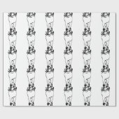 Wortspielzahn Geschenkpapier (Flach)