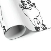 Wortspielzahn Geschenkpapier (Rolleneckpunkt)