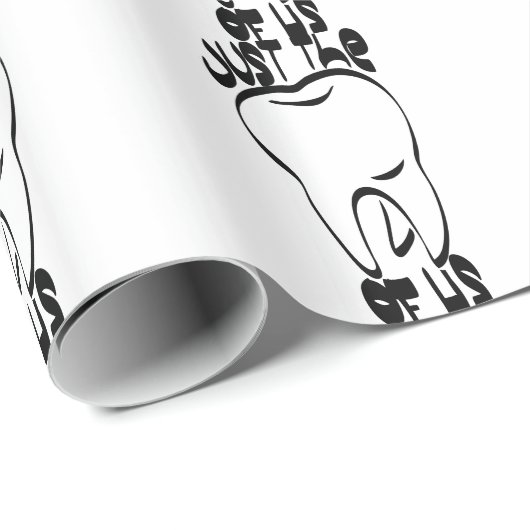 Wortspielzahn Geschenkpapier (Rolleneckpunkt)