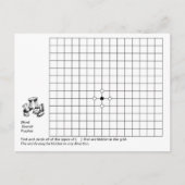 Wortsuche Puzzle Postkarte (Vorderseite)