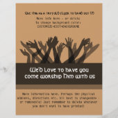 Worttreffen einladen.Bible.Healing.Prayer.Church Flyer (Hinten)