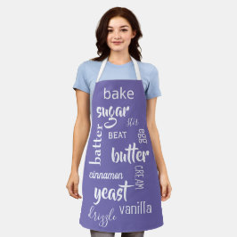 Wortwahl Lila Schürze