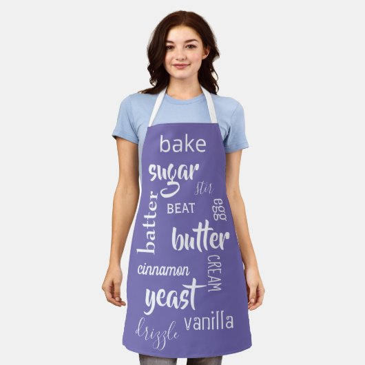 Wortwahl Lila Schürze (Getragen)