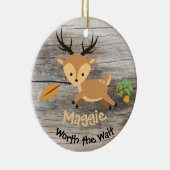 Wortwarten - Geeignete Hirsch-Adoption-Geschenke Keramik Ornament (Rechts)