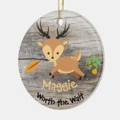 Wortwarten - Geeignete Hirsch-Adoption-Geschenke Keramik Ornament (Links)