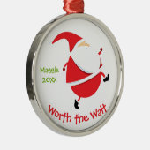 Wortwarten - Geeignete Weihnachtsgeschenke für die Silbernes Ornament (Rechts)