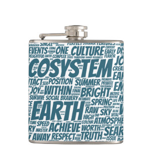 Wortwolke Text Modell Biodiversität Flachmann