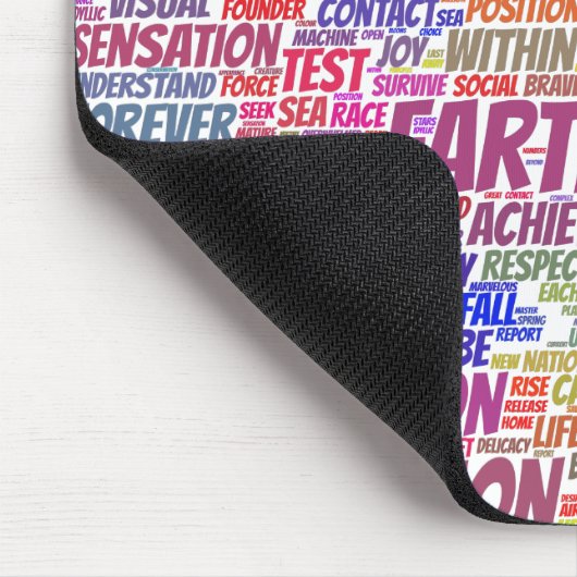Wortwolke Text Modell Biodiversität Mousepad (Ecke)