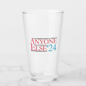 Wortwörtlich jeder 2024 Präsident USA Wahl Glas (Vorderseite)