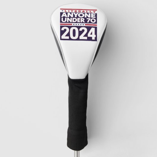Wortwörtlich jeder 2024 Präsident USA Wahl Golf Headcover (Vorderseite)