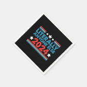 Wortwörtlich jeder 2024 Präsident USA Wahl Serviette (Ecke)