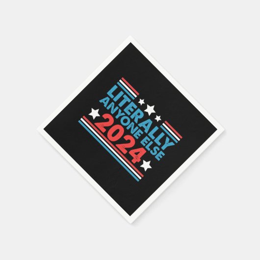 Wortwörtlich jeder 2024 Präsident USA Wahl Serviette (Ecke)