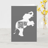 Wortwörtlich schlimmste Geschenke für die weißen E Karte (Gelbe Blume)