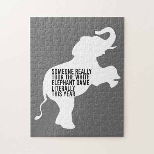 Wortwörtlich schlimmste Geschenke für die weißen E Puzzle (Vertikal)