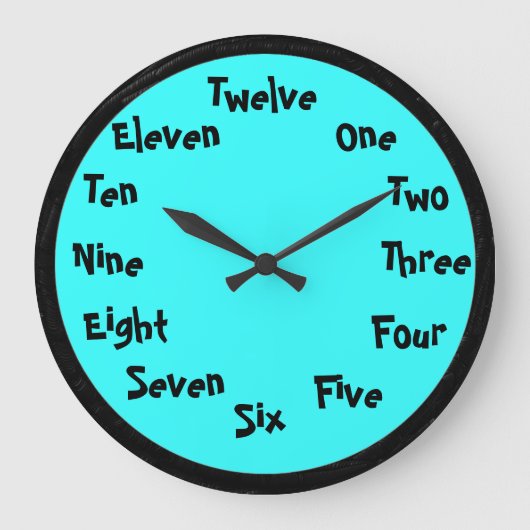 Wortzahlen Uhr (Vorderseite)