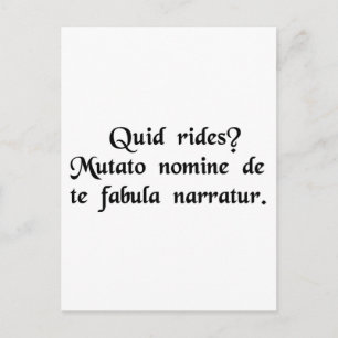 Worüber lachst du aus? Ändern Sie einfach den Name Postkarte