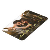 Worum es sich bei Wait Wedding Foto Script Modern Magnet (Linke Seite)