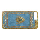 Woshamp Blew Monogramm Case-Mate iPhone Hülle (Rückseite (Horizontal))