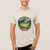 Wostok-Raumschiff 1961 Tri-Blend Shirt (Vorderseite)