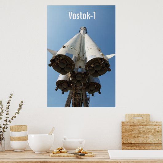 Wostok, Vostok-1 Poster (Küche)