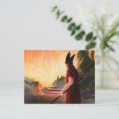 Wotans Abschiedskarte Postkarte (Stehend Vorderseite)