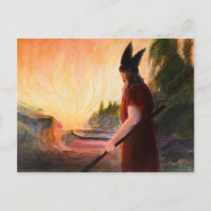 Wotans Abschiedskarte Postkarte