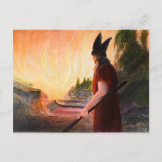 Wotans Abschiedskarte Postkarte (Vorderseite)