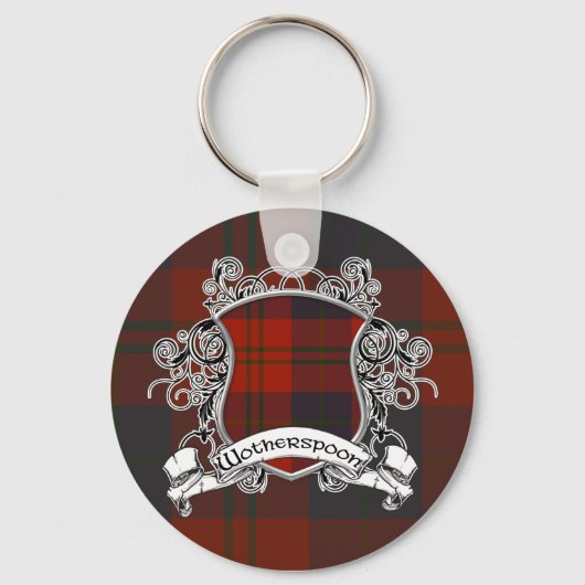 Wotherspoon Tartan Shield Schlüsselanhänger (Vorderseite)