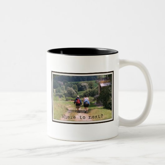 WOTM: Wo zu als Nächstes? Zweifarbige Tasse (Rechts)