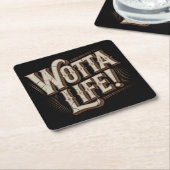Wotta Life Coasters Rechteckiger Pappuntersetzer (angewinkelt)