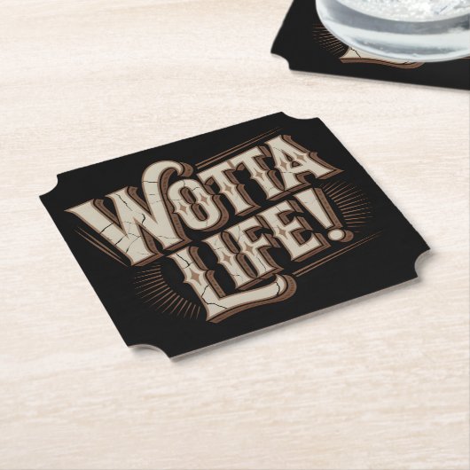 Wotta Life Coasters Untersetzer (angewinkelt)