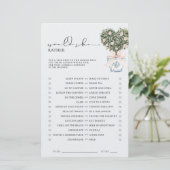 Would She Rather Chinoiserie Pink Shower Game (Stehend Vorderseite)