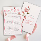Would She Rather Valentine Vine Bridal Shower Game Flyer