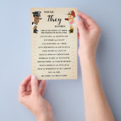 Would They Rather Little Recruit Shower Game Card Flyer (Handgriff)