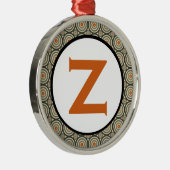 Wound Up Zebra Silbernes Ornament (Rechts)