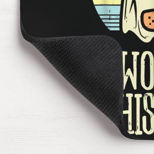 Wound Whisperer Ghost Nurse Boo Halloween Nursing Mousepad (Ecke)