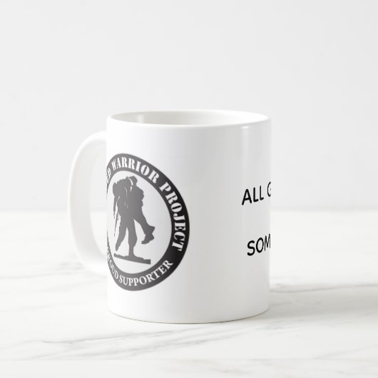 Wounded Warriors Support Kaffeetasse (Vorderseite Links)