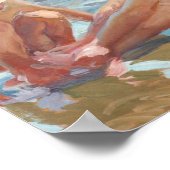 Woundfoot Joaquín Sorolla Spanischer Impressionist Poster (Ecke)