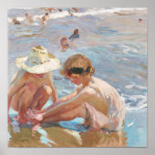 Woundfoot Joaquín Sorolla Spanischer Impressionist Poster (Vorne)