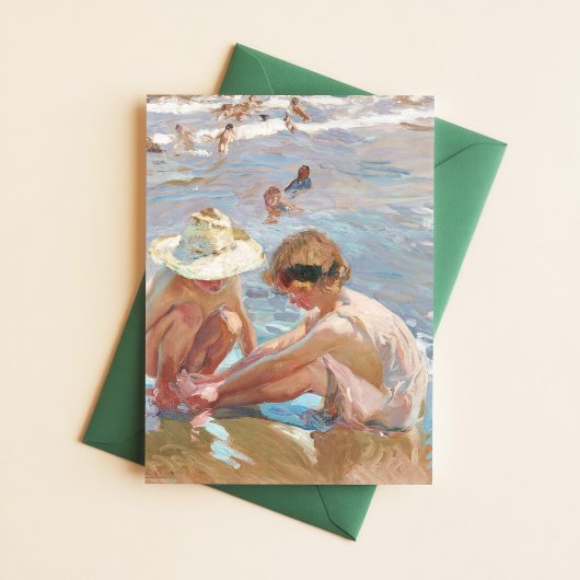 Woundfoot Joaquín Sorolla Spanischer Impressionist Postkarte