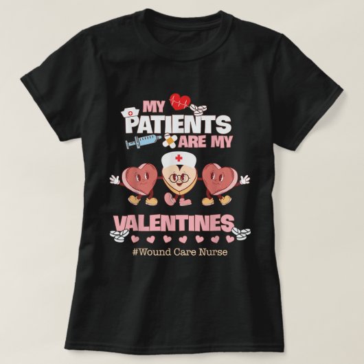Woundpflege Krankenschwester Valentinstag Fantasti T-Shirt (Design vorne)