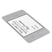 Woven Airbnb Vacation Rental Wifi Magnet (Rechte Seite)