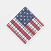Woven American Flag Party Napkins Serviette (Ecke)