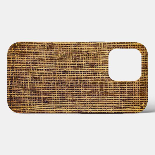 Woven Bamboo Muster Case-Mate iPhone Hülle (Rückseite (Horizontal))
