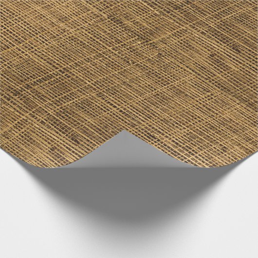 Woven Bamboo Muster Geschenkpapier (Ecke)